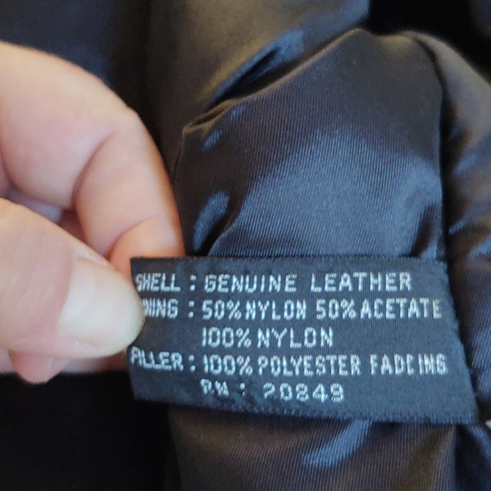 SOLD🌟⭐HP⭐Michael Hoban USA leather jacket - Picture 10 of 11
